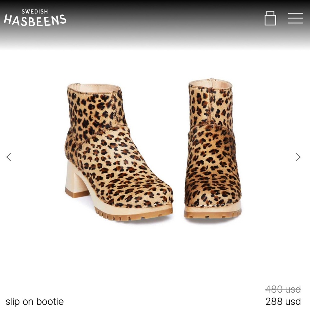 Leopard Swedish Hasbeens